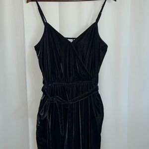 Gap navy, velour jumpsuit. Size M Tall